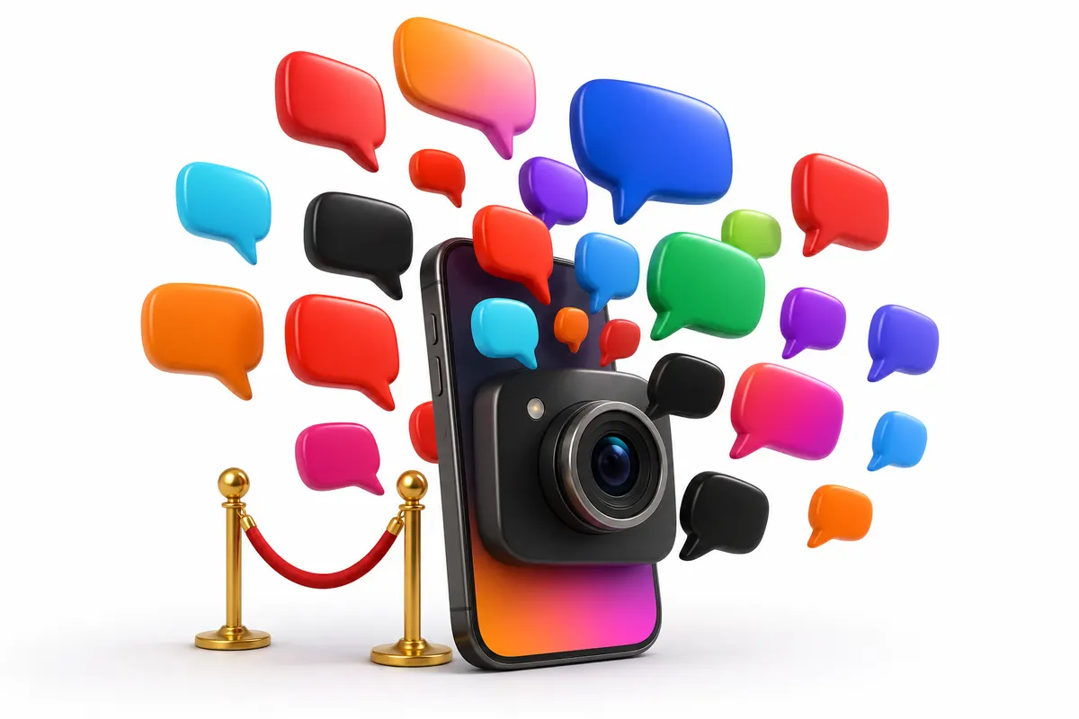 Ilustração: Comentários para Instagram