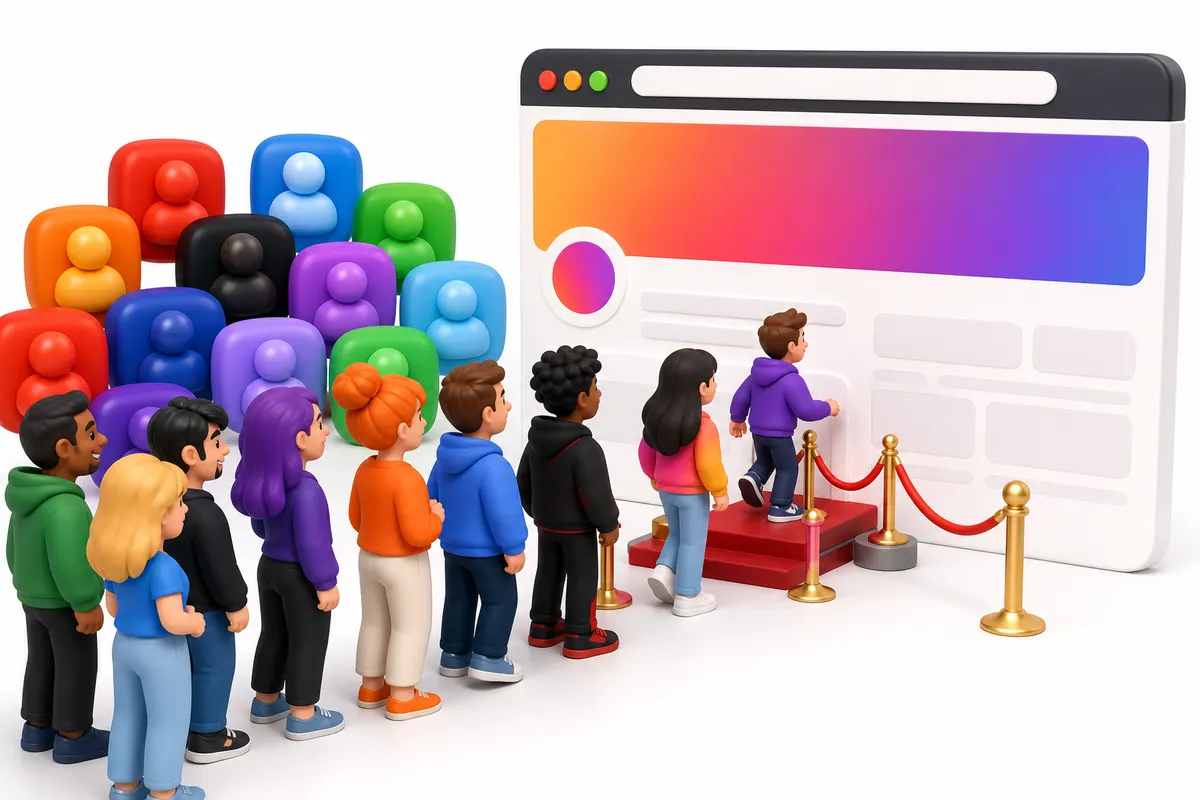Ilustração: Seguidores para Facebook