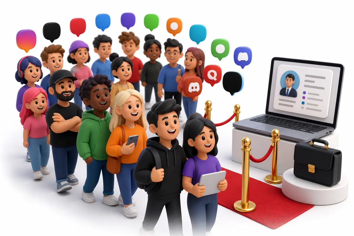 Ilustração: Seguidores para LinkedIn