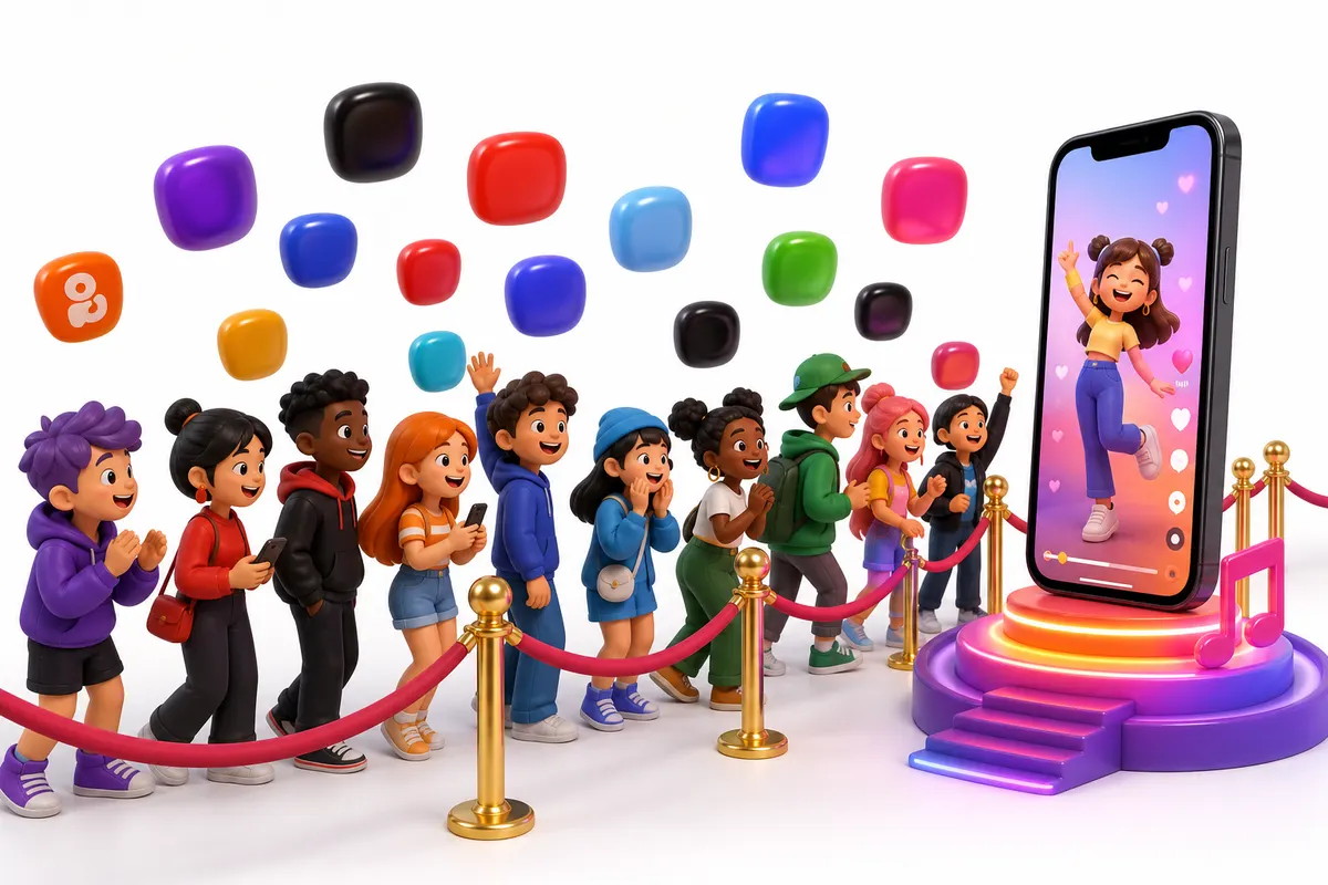 Ilustração: Seguidores para TikTok