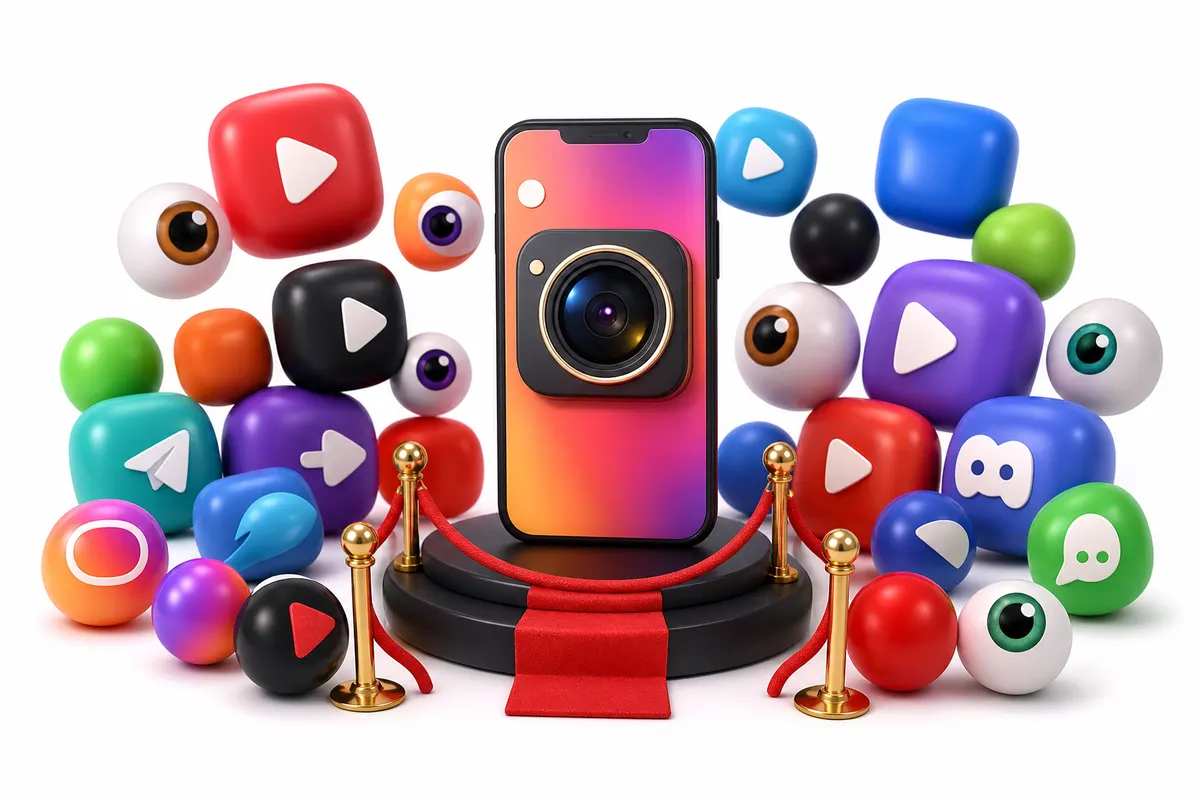 Ilustração: Visualizações para Instagram