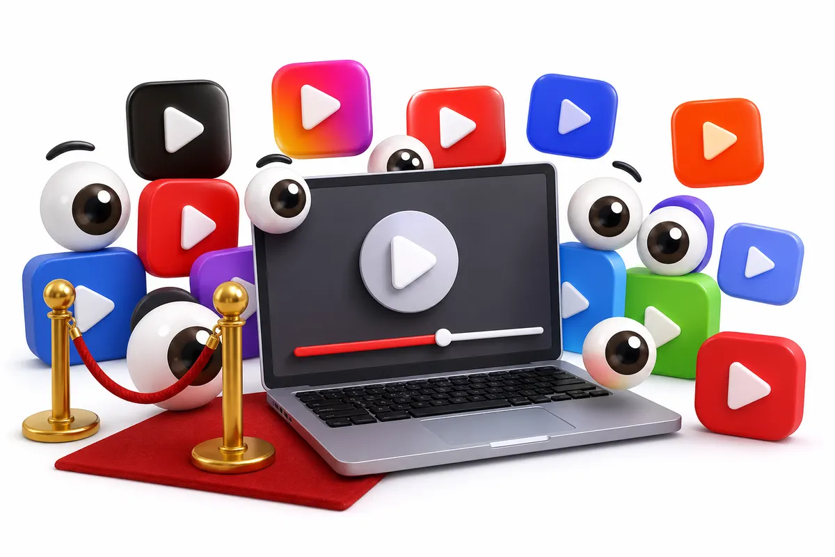 Ilustração: Visualizações para YouTube