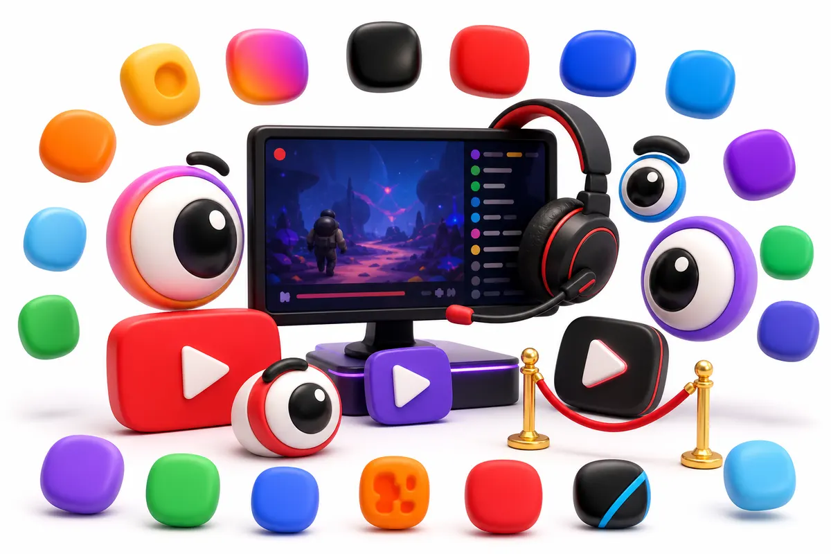Ilustração: Visualizações em clipes da Twitch